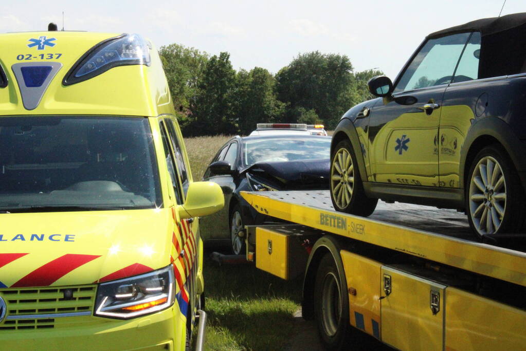 Meerdere voertuigen betrokken bij aanrijding
