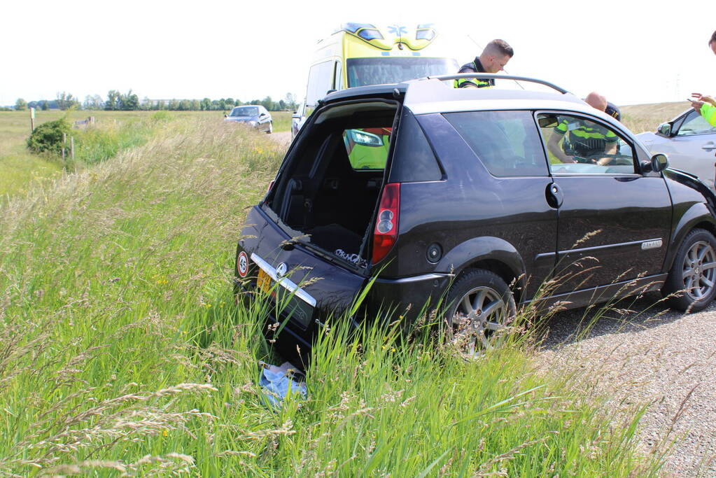 Persoon gewond bij verkeersongeval
