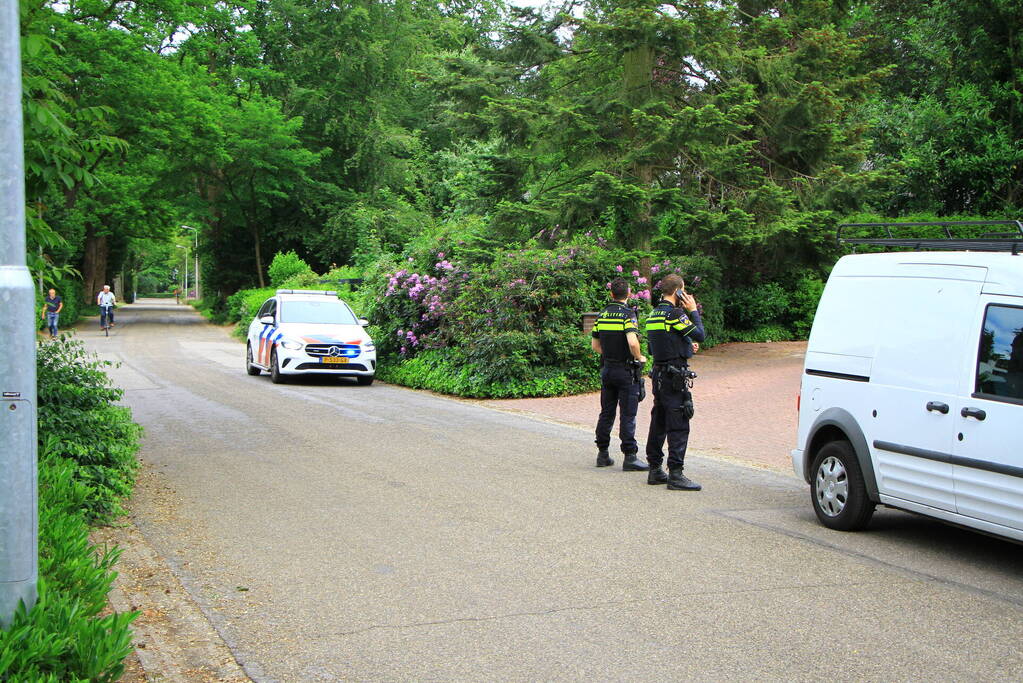 Lichte rookontwikkeling bij brand in woning