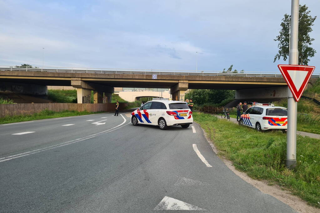 Bestuurder aangehouden na eenzijdig ongeval