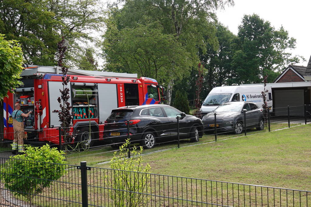 Werkzaamheden op dak veroorzaakt brand