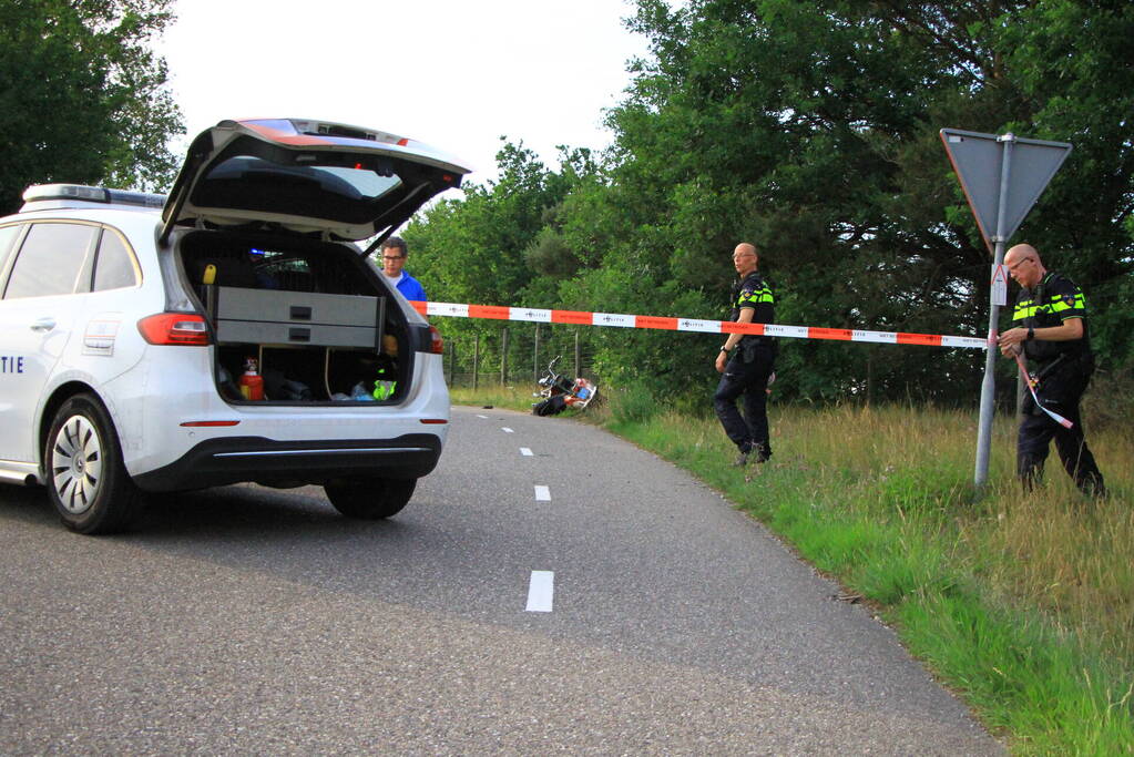 Traumahelikopter landt voor ongeval