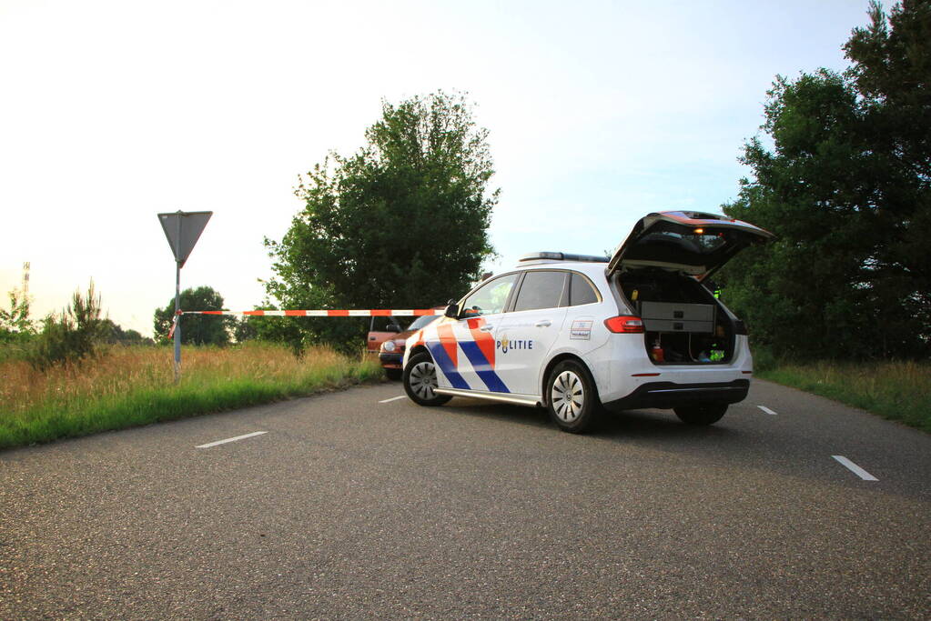 Traumahelikopter landt voor ongeval
