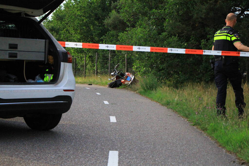 Traumahelikopter landt voor ongeval