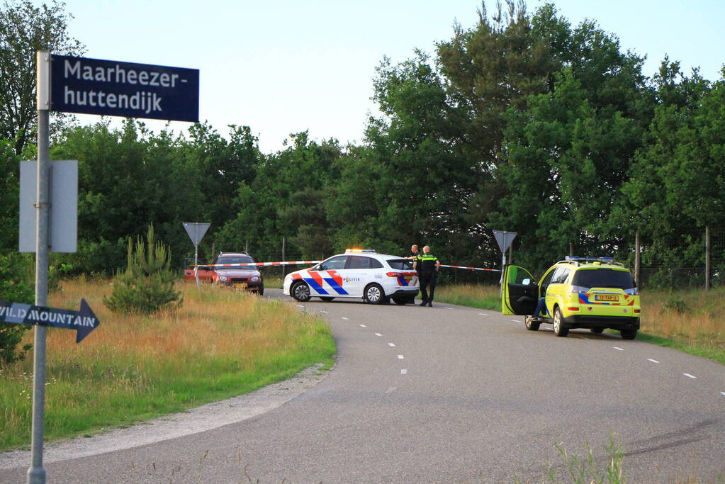 Traumahelikopter landt voor ongeval