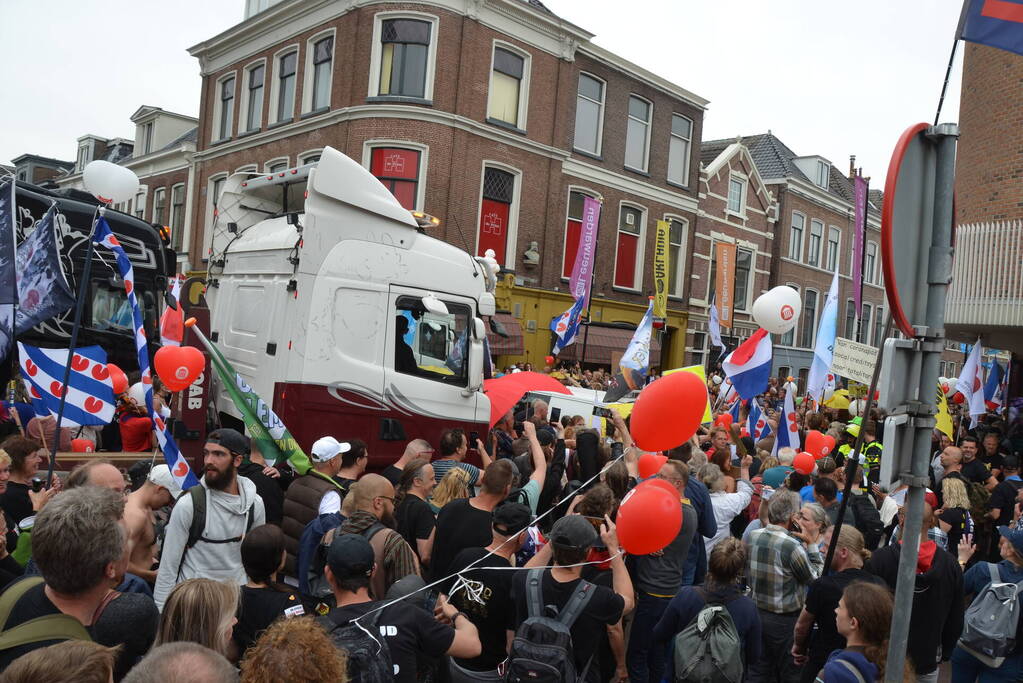 Boeren en burgers voeren actie