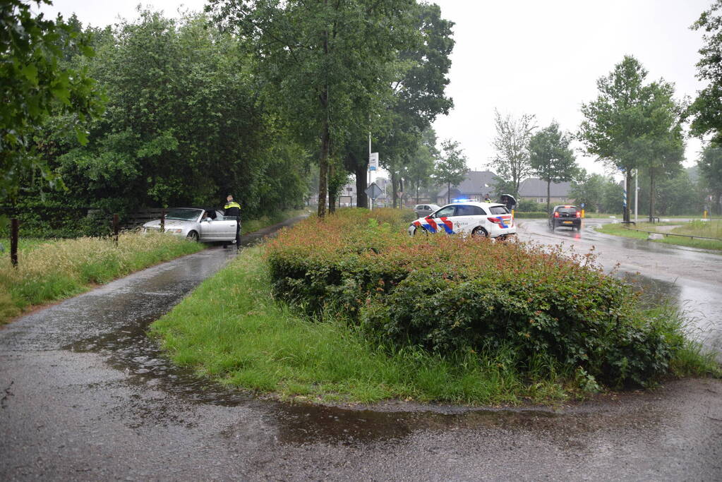 Automobilist aangehouden na eenzijdig ongeval