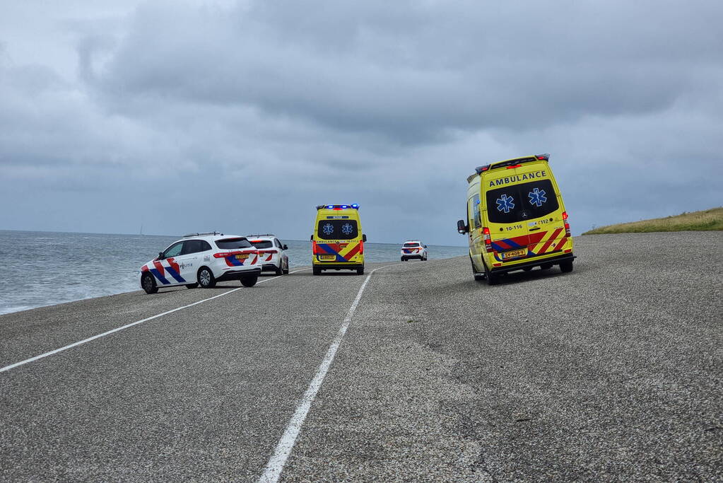 Hulpdiensten groots ingezet voor zwemmer