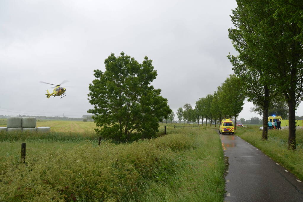 Persoon gewond na ernstig ongeval
