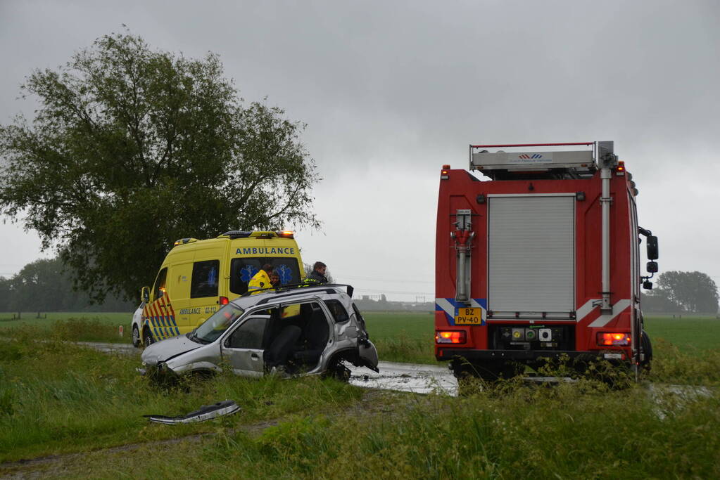 Persoon gewond na ernstig ongeval