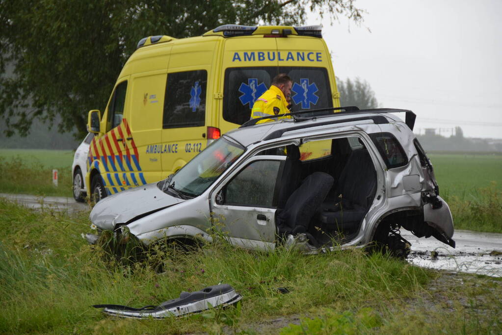 Persoon gewond na ernstig ongeval