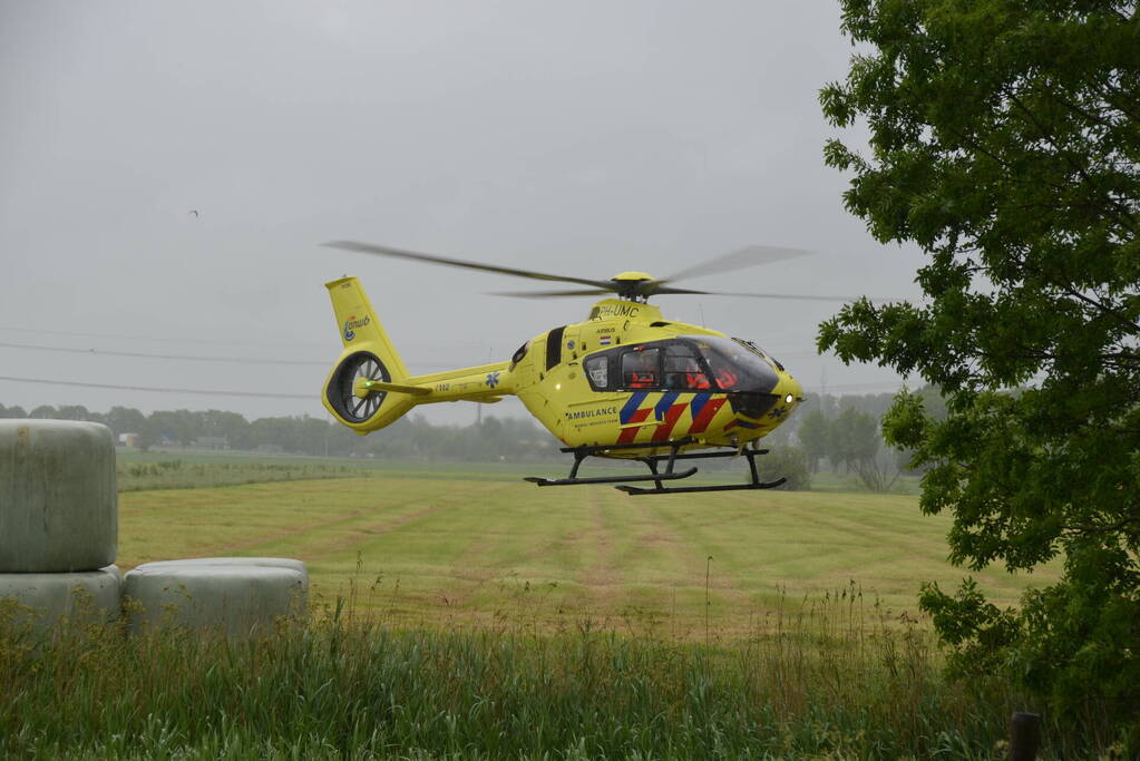 Persoon gewond na ernstig ongeval