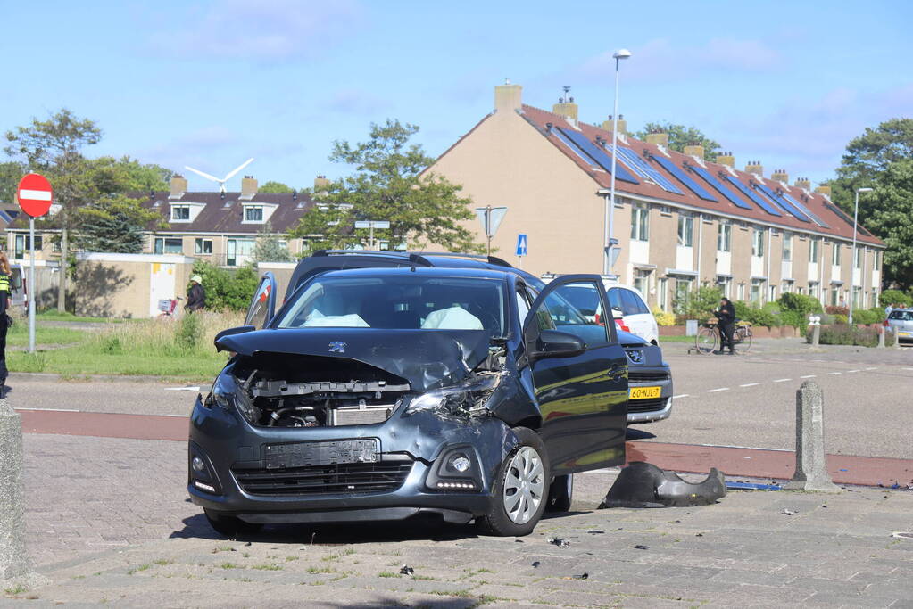 Schade bij aanrijding op kruising