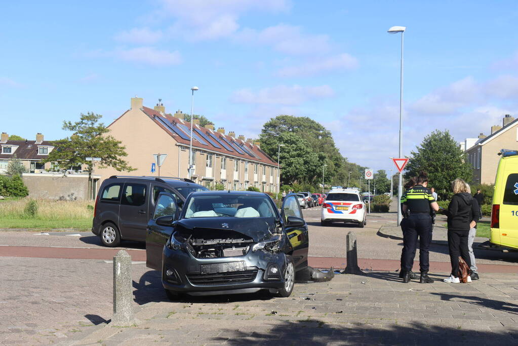 Schade bij aanrijding op kruising