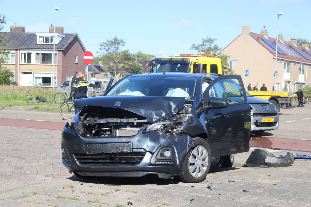 Schade bij aanrijding op kruising