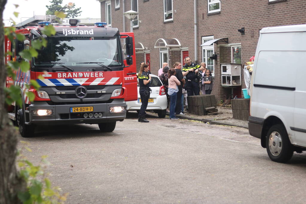 Droger veroorzaakt brand in woning
