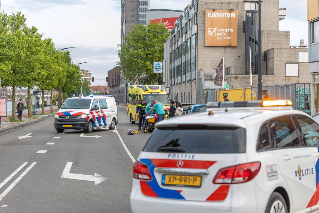 Scooterrijder gewond bij aanrijding