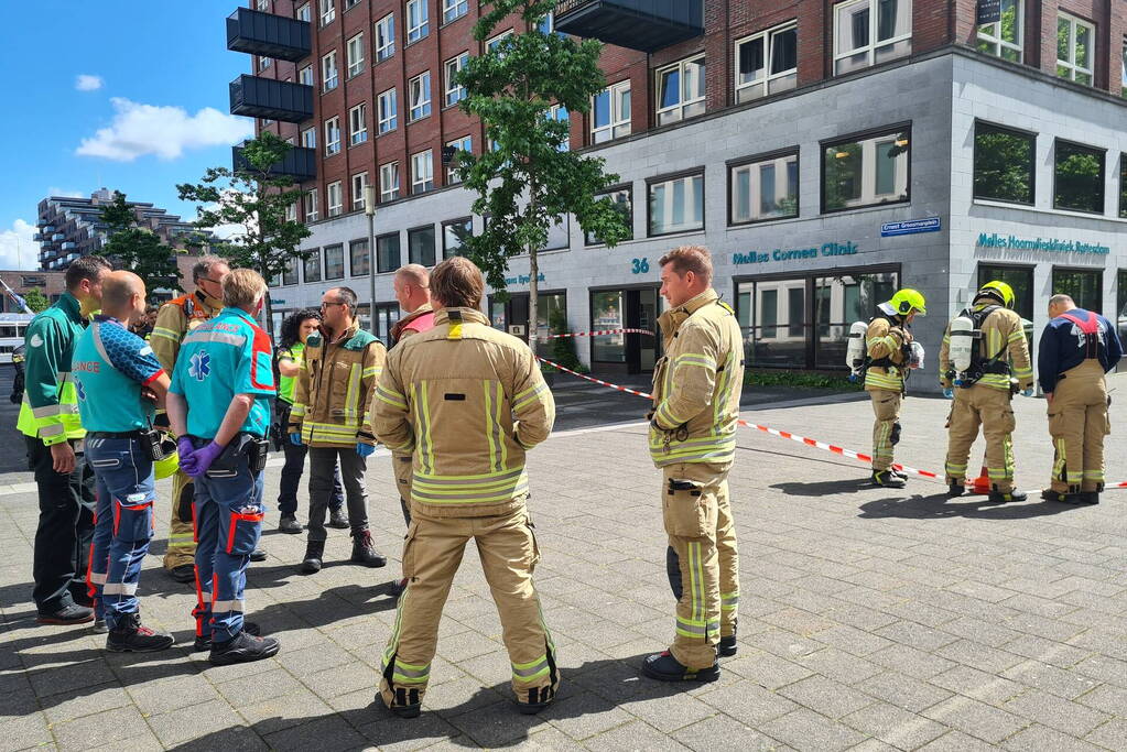 Brandweer doet onderzoek naar onbekende vloeistof