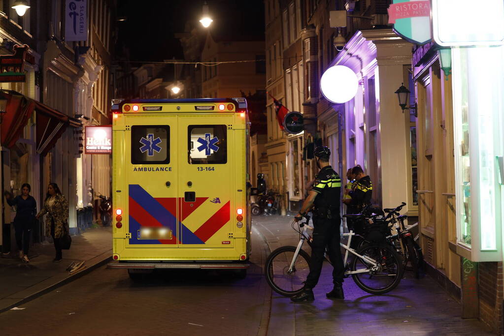 Persoon kom terecht in water