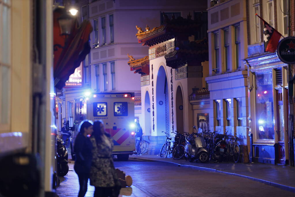 Persoon kom terecht in water