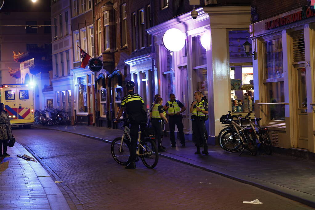 Persoon kom terecht in water