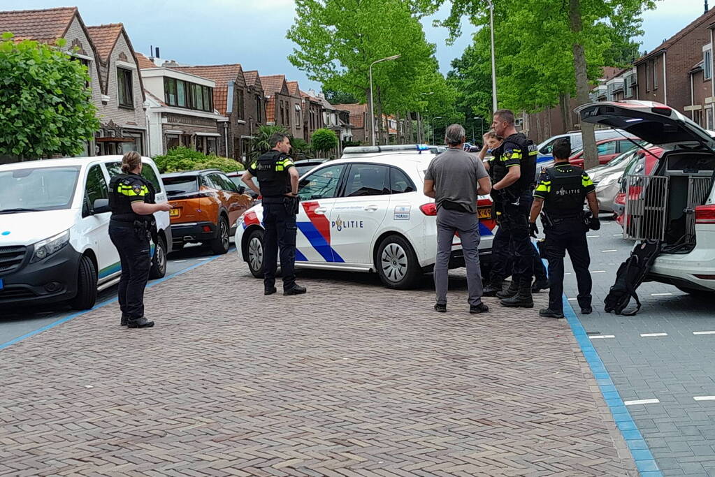 Straat afgezet na melding schietpartij