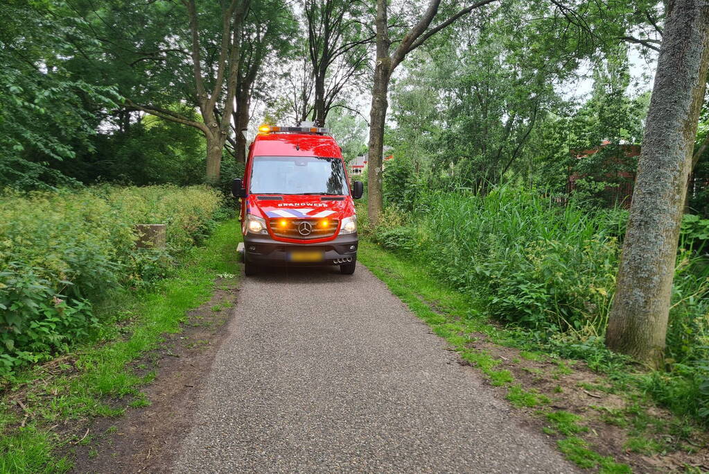 Zoekactie na gevonden fiets aan waterkant