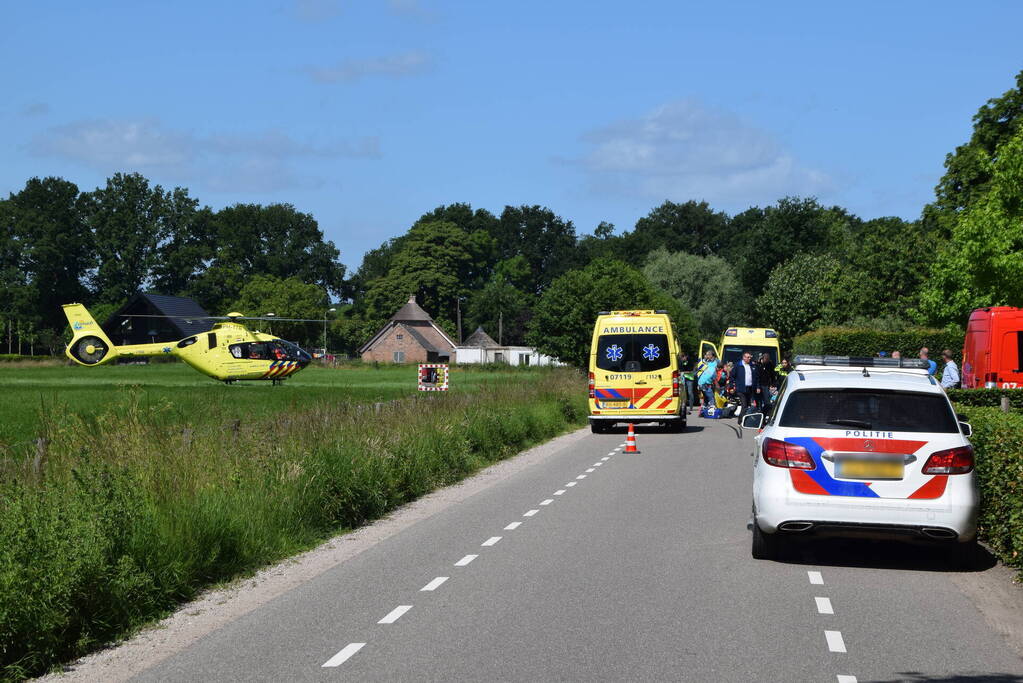 Motorrijder overleden bij botsing met auto
