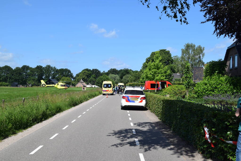 Motorrijder overleden bij botsing met auto
