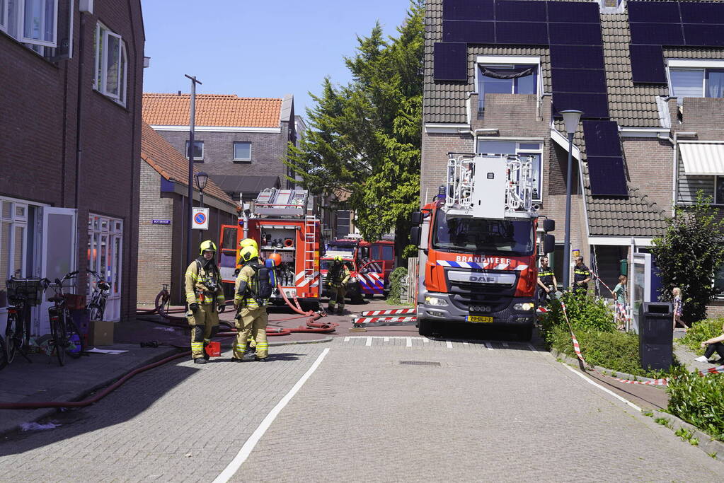 Hevige brand in filiaal van Hema