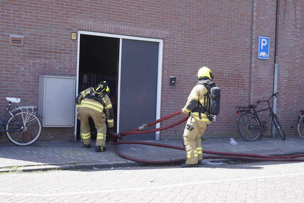 Hevige brand in filiaal van Hema