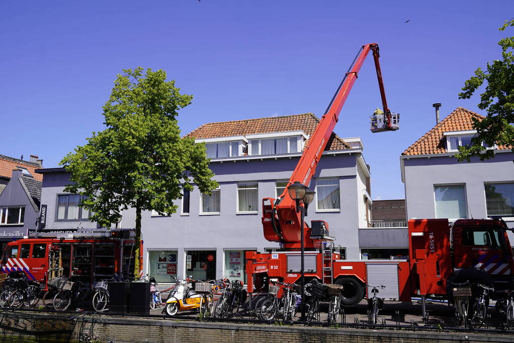 Hevige brand in filiaal van Hema