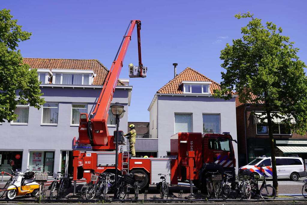 Hevige brand in filiaal van Hema