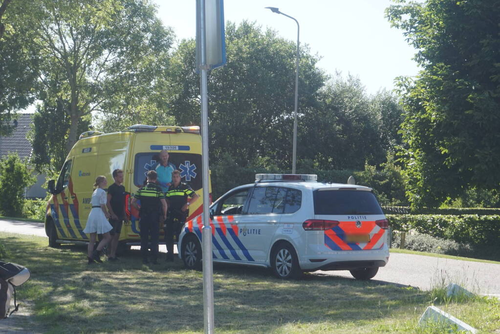 Bestuurster mee naar politiebureau na ongeval