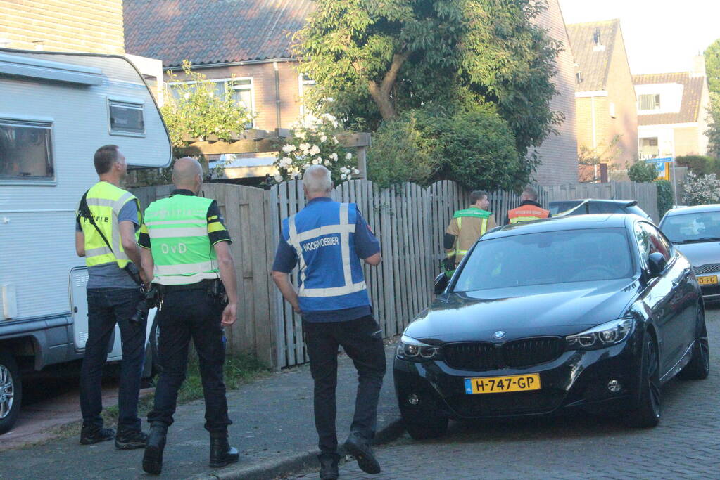 Mogelijk asbest vrijgekomen bij brand