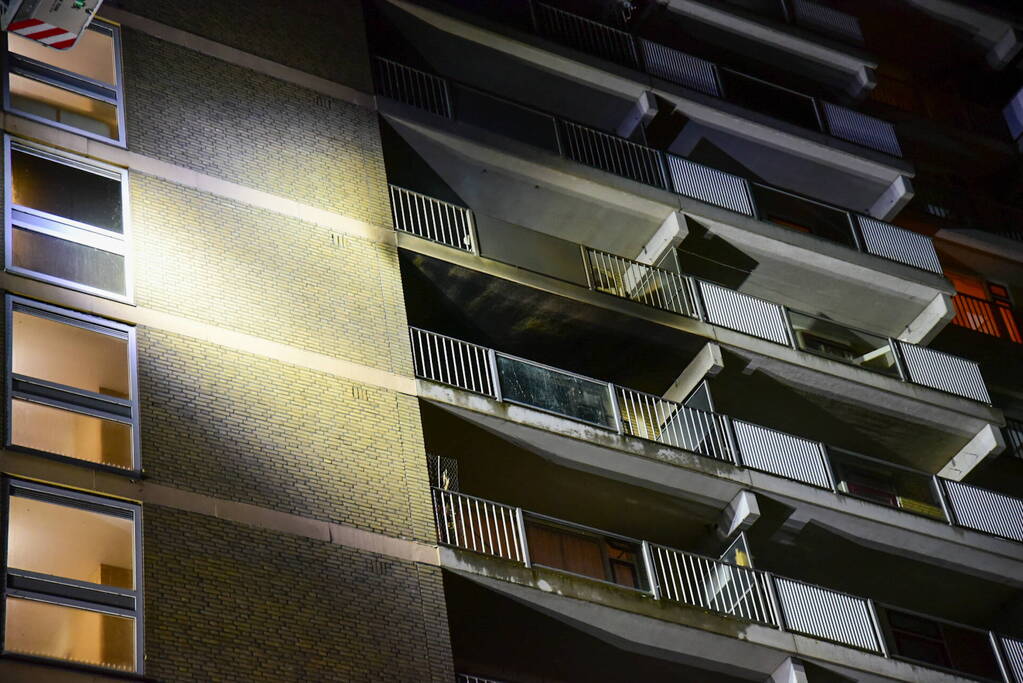 Flat ontruimd na zeer grote brand