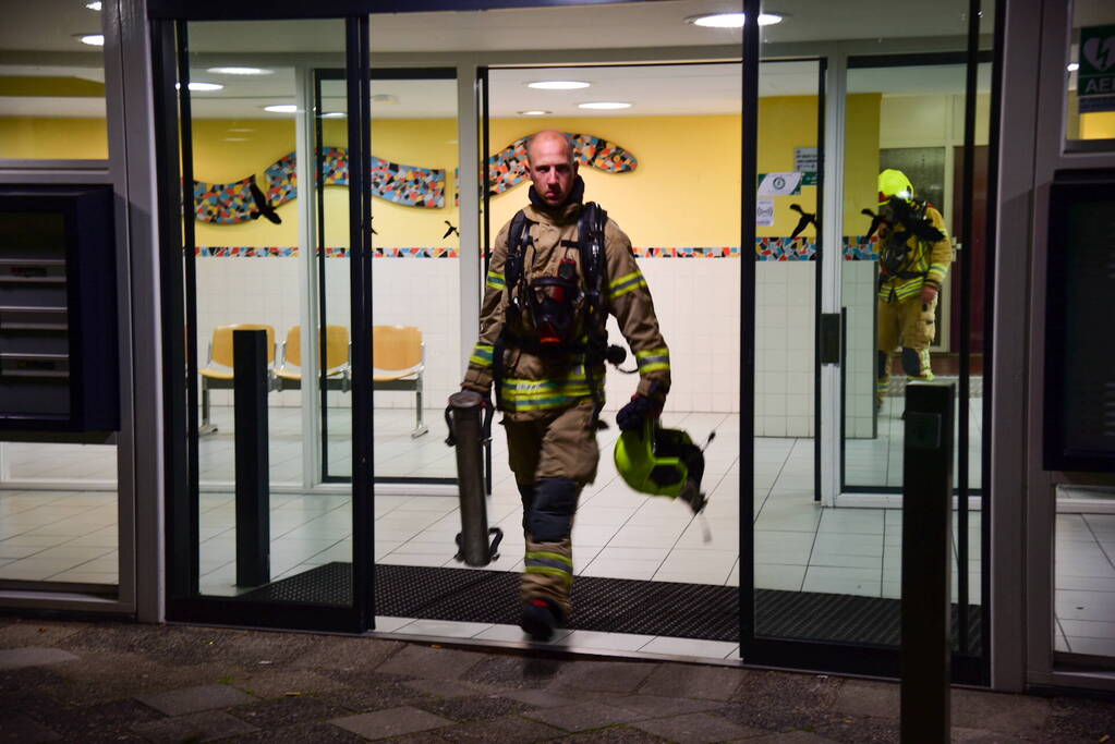 Flat ontruimd na zeer grote brand