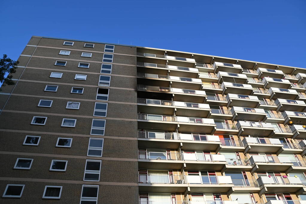 Flat ontruimd na zeer grote brand