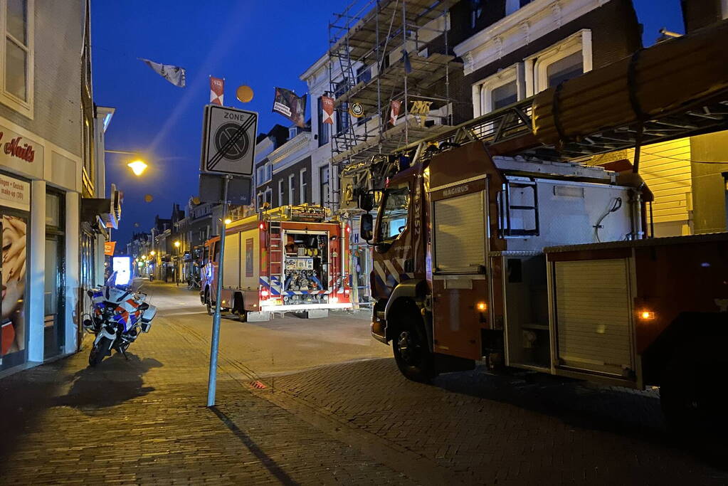 Politie neemt spullen in beslag na brandmelding