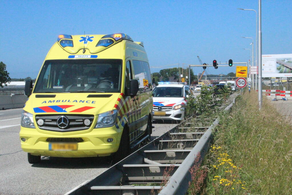 Veel schade bij kop-staart botsing