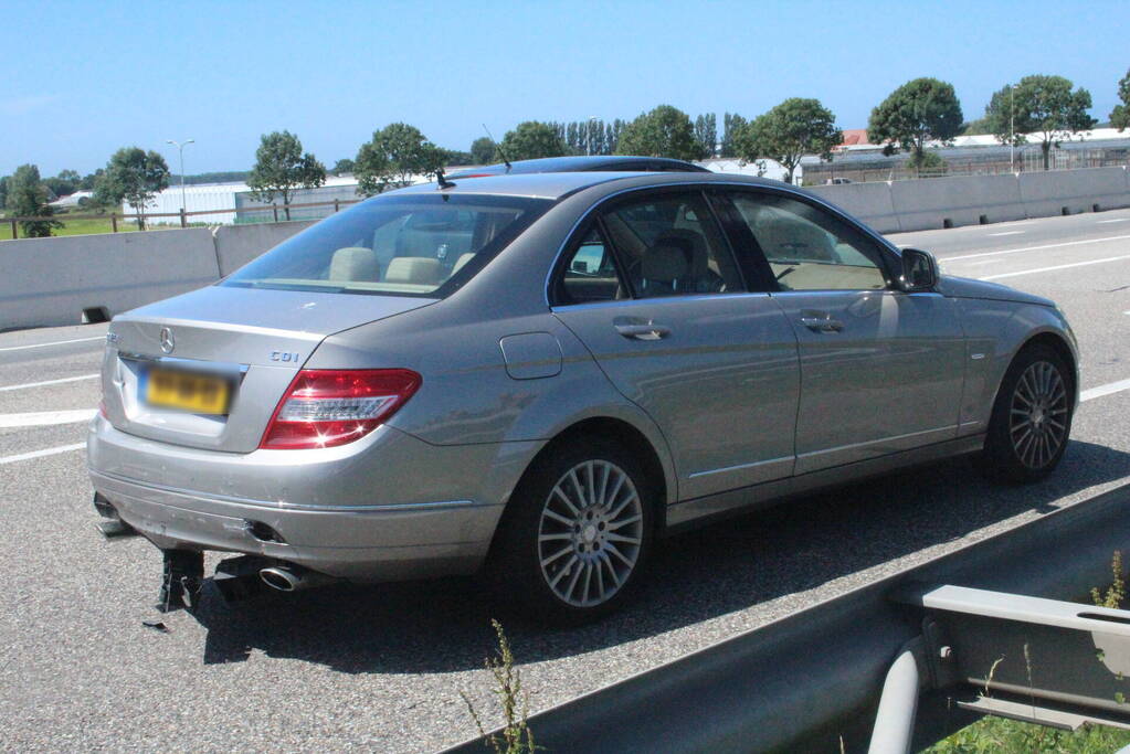 Veel schade bij kop-staart botsing