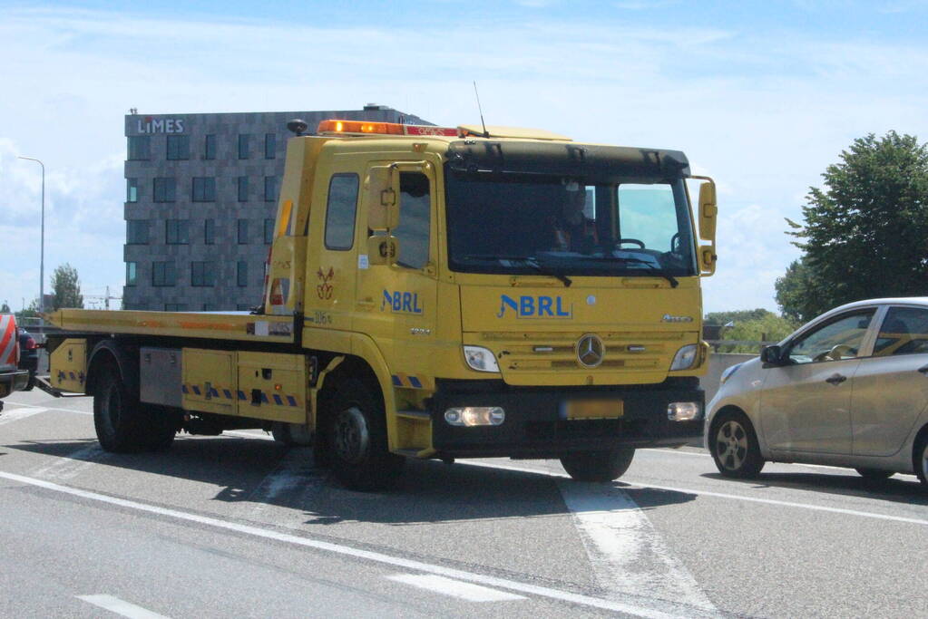 Veel schade bij kop-staart botsing