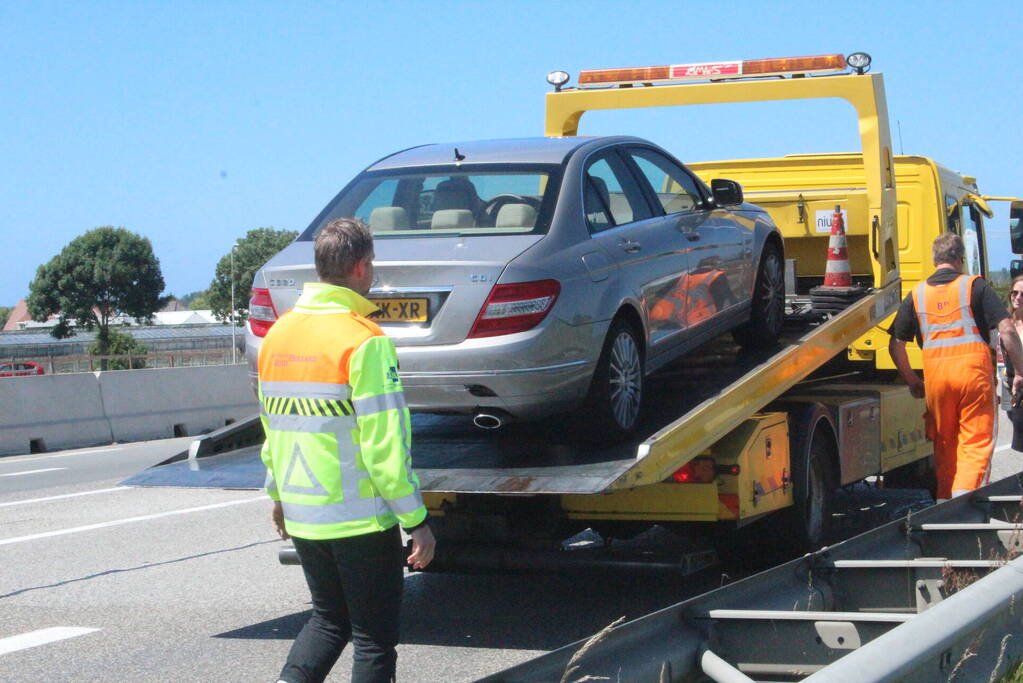 Veel schade bij kop-staart botsing