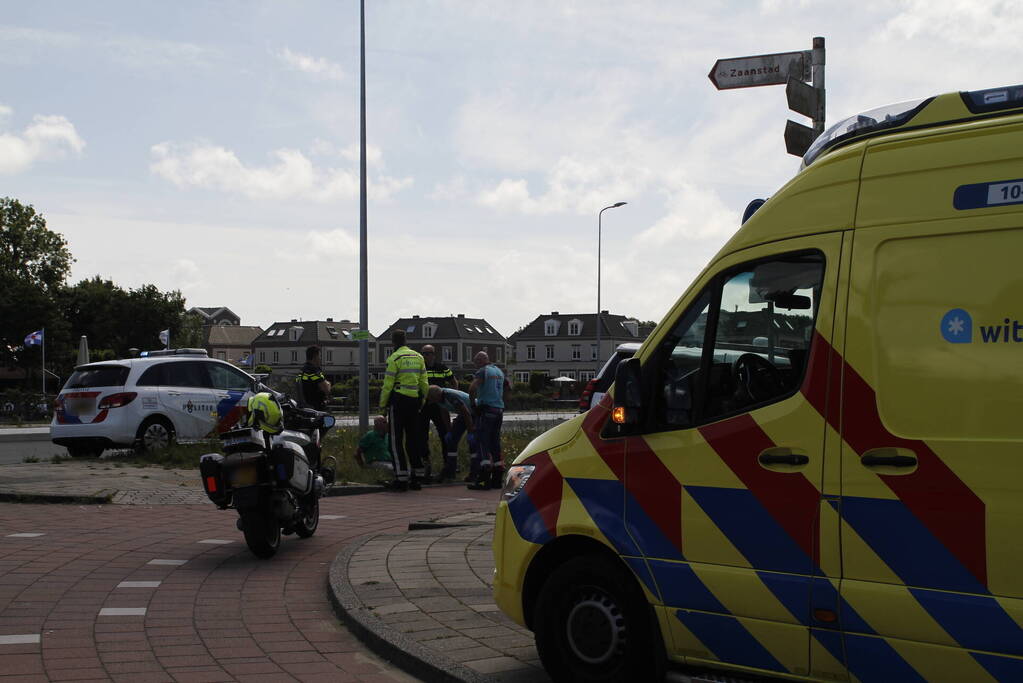 Agressieve man in de boeien na ongeval