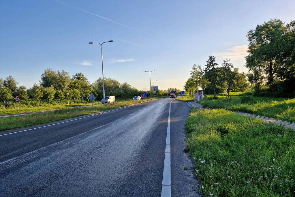 Meerdere wegen afgesloten door oliespoor
