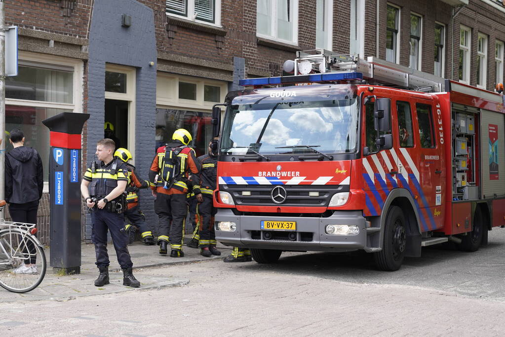 Brandweer doet onderzoek naar brandmelding
