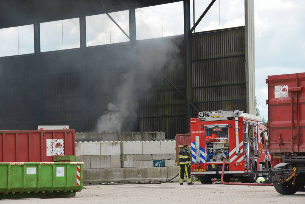Flinke rook bij brand afvalverwerker Pre Zero
