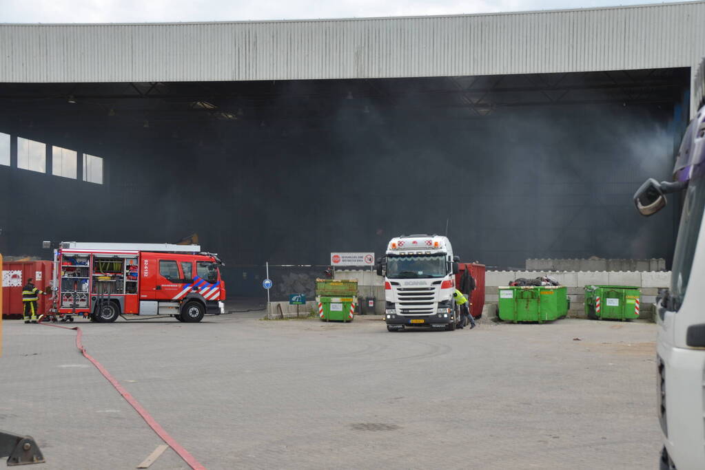Flinke rook bij brand afvalverwerker Pre Zero