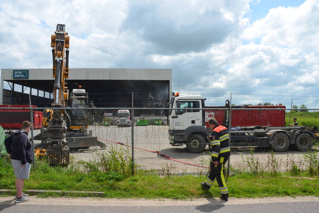 Flinke rook bij brand afvalverwerker Pre Zero