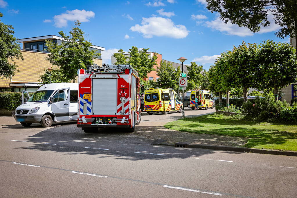 Traumahelikopter landt op voetbalveld ASC Nieuwland